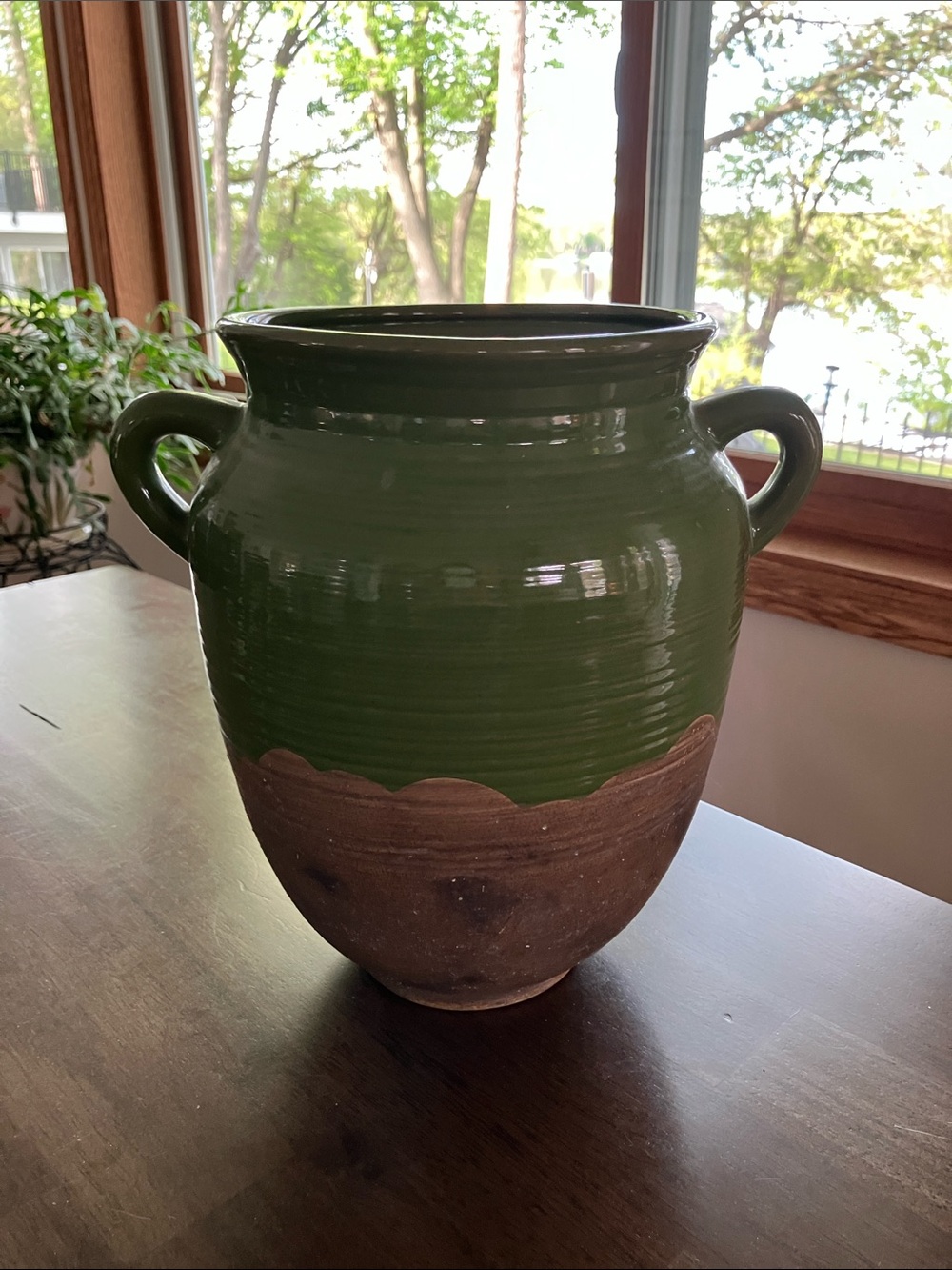 Southern Living at HOME OLIVE JAR DU MAR OLIVE GREEN & SANDSTONE - Picture 2 of 9